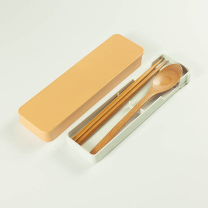 Set de couverts en bois (clair)