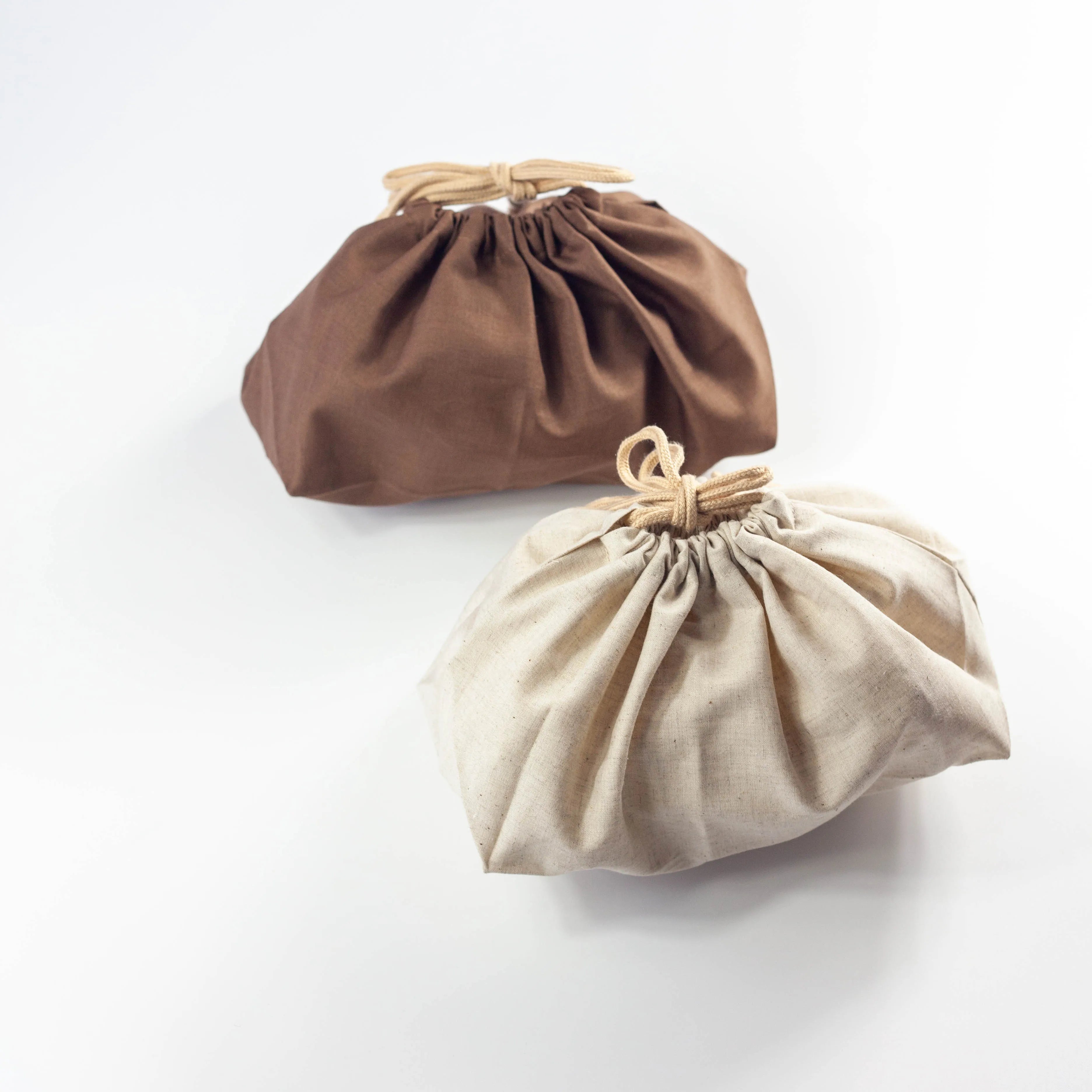 Sac en lin (marron, large)