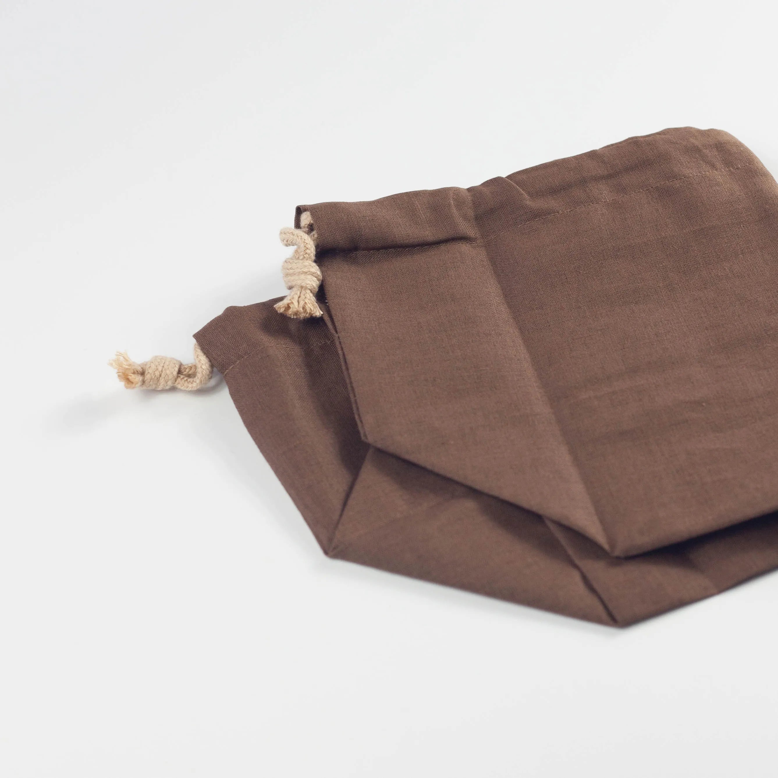 Sac en lin (marron, large)