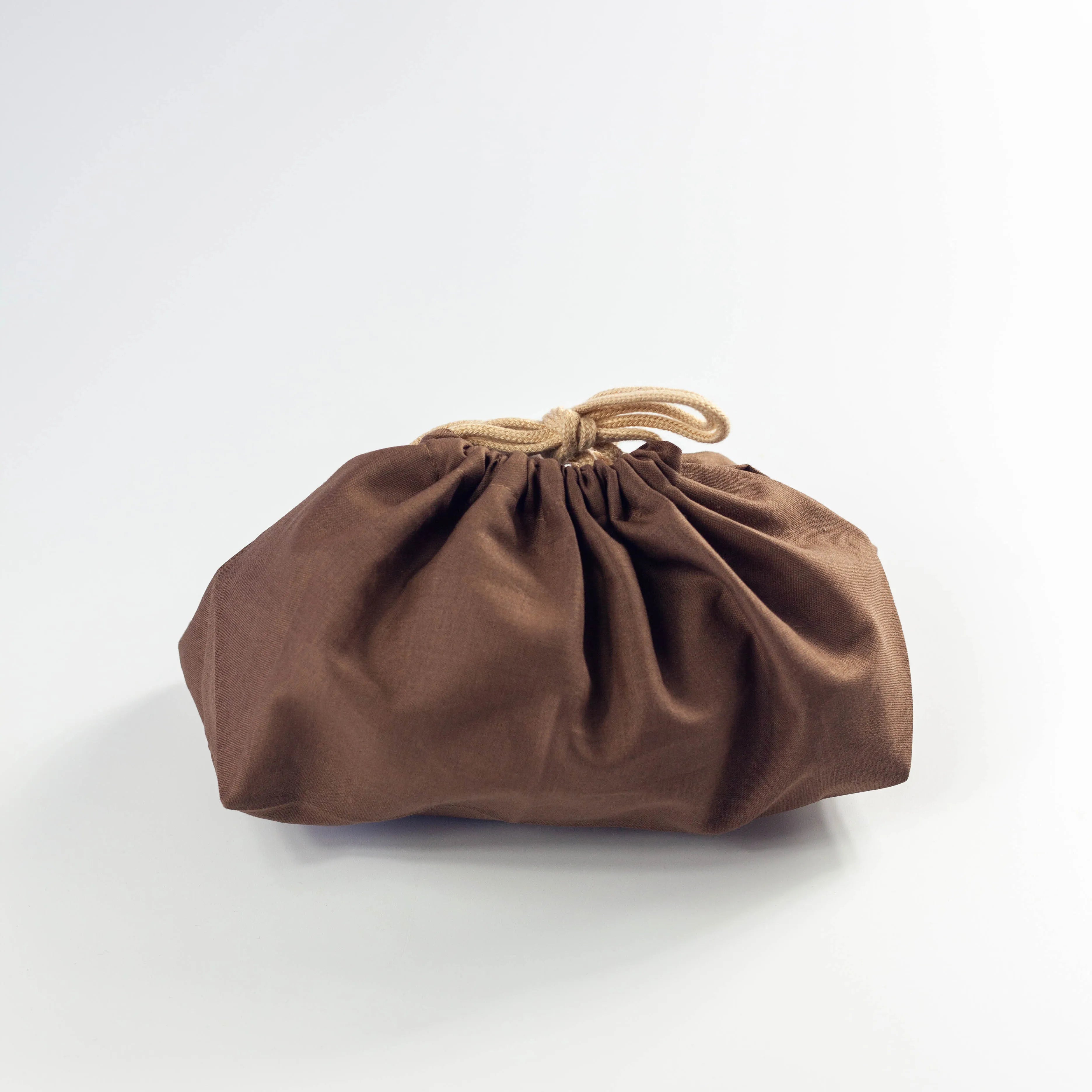 Sac en lin (marron, large)