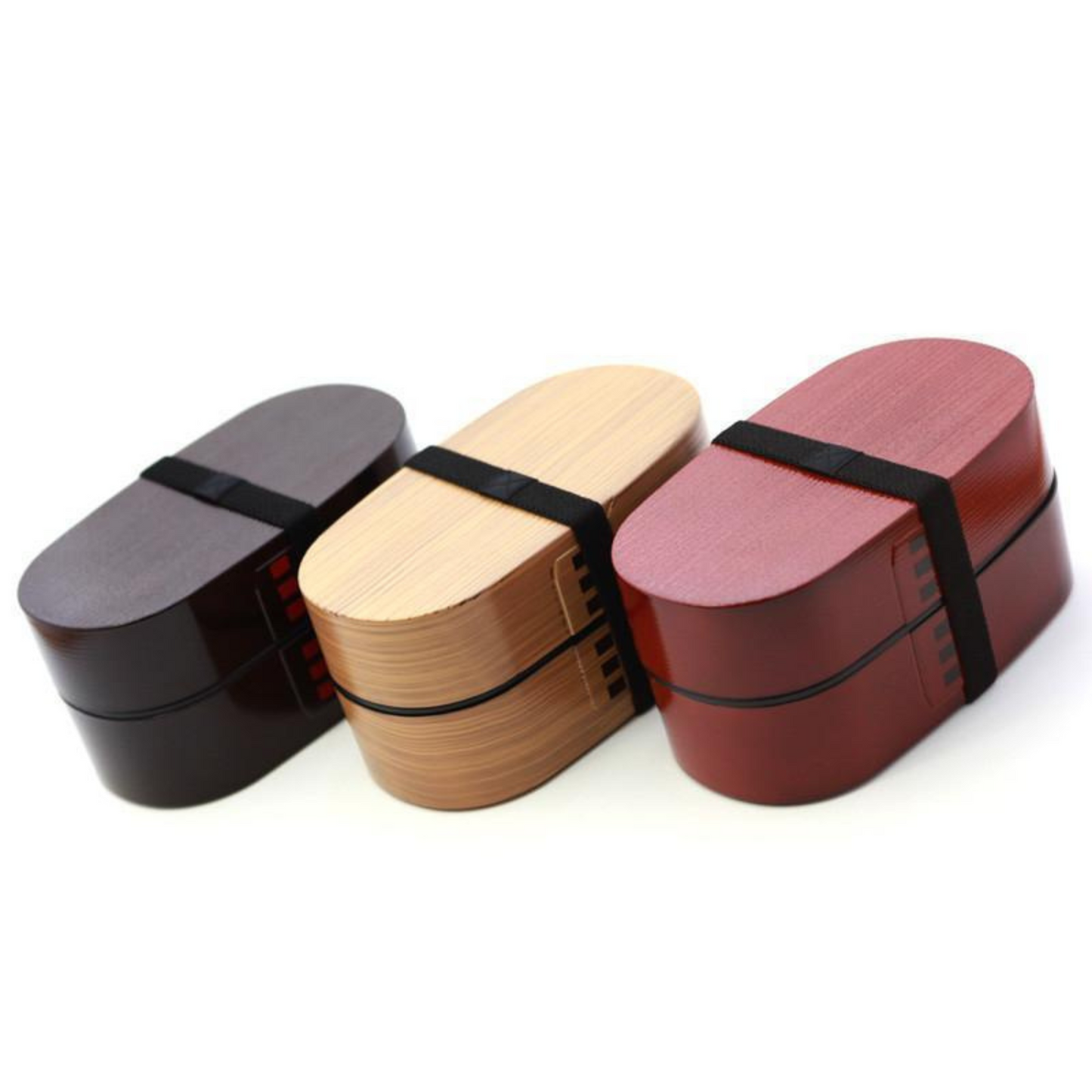 Bento Mokume Nuri Wappa (marrone)
