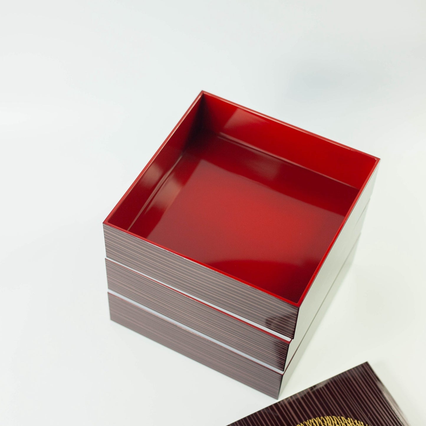 Bento da picnic Usagi Mokume (3 strati, 18 cm) 
