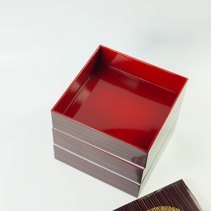 Bento da picnic Usagi Mokume (3 strati, 18 cm) 