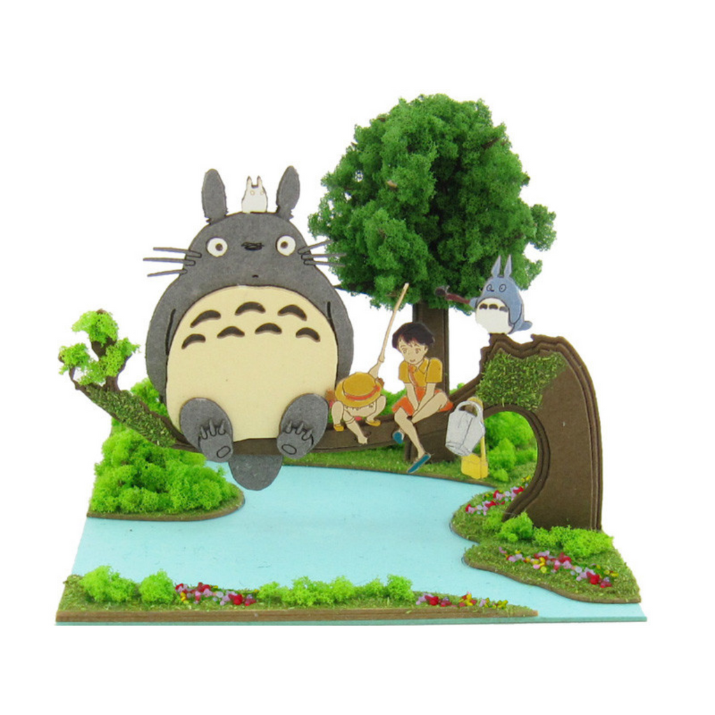 Miniatuart Ghibli - Mon Voisin Totoro : Totoro, Satsuki et Mei