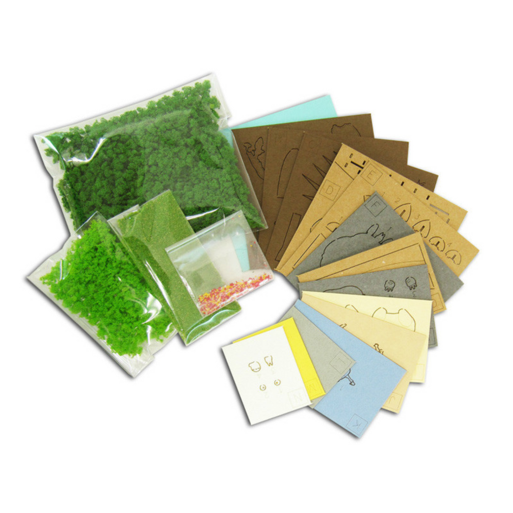 Miniatuart Ghibli - Mon Voisin Totoro : Totoro, Satsuki et Mei