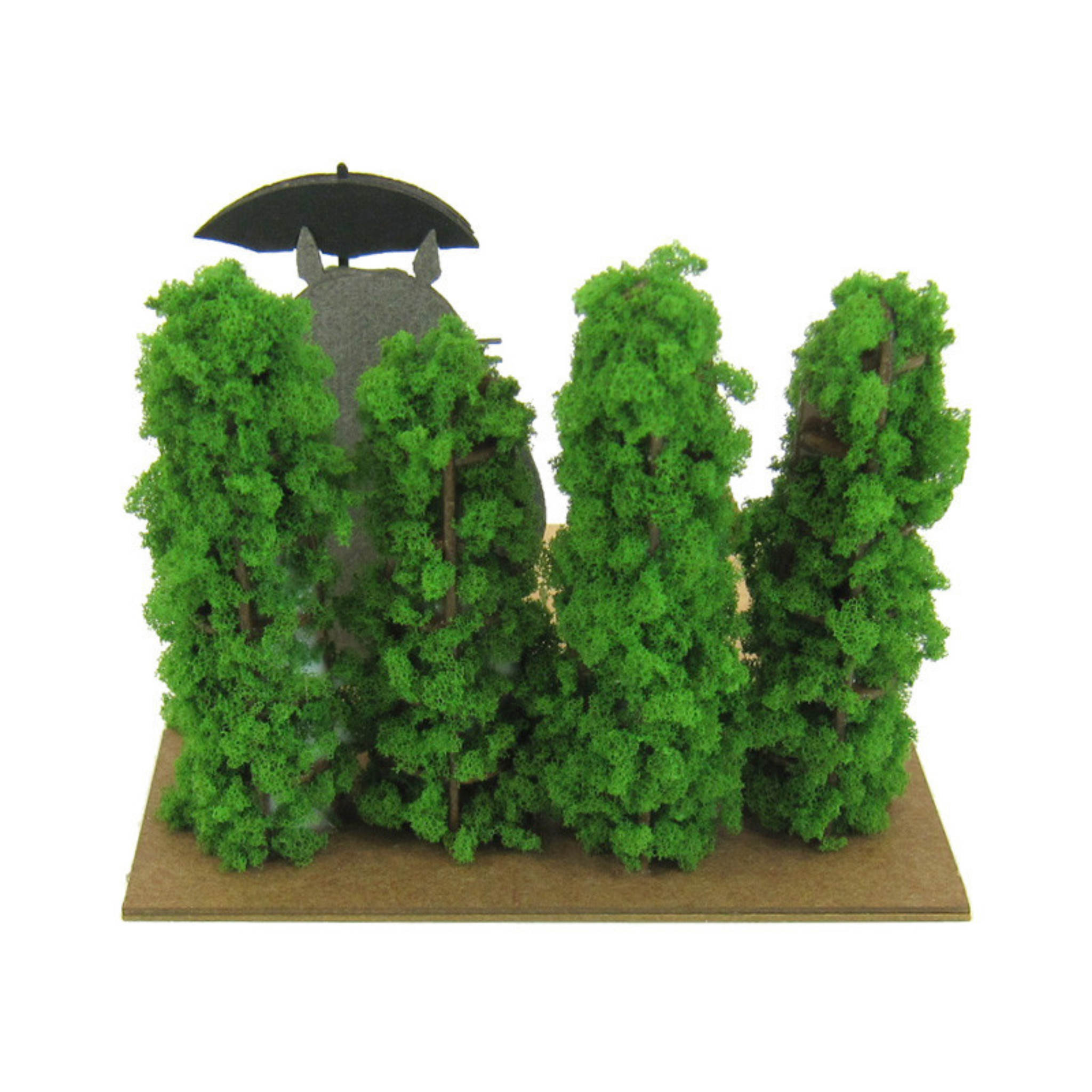 Miniatuart Ghibli - Mon Voisin Totoro : Totoro et l'arrêt de bus