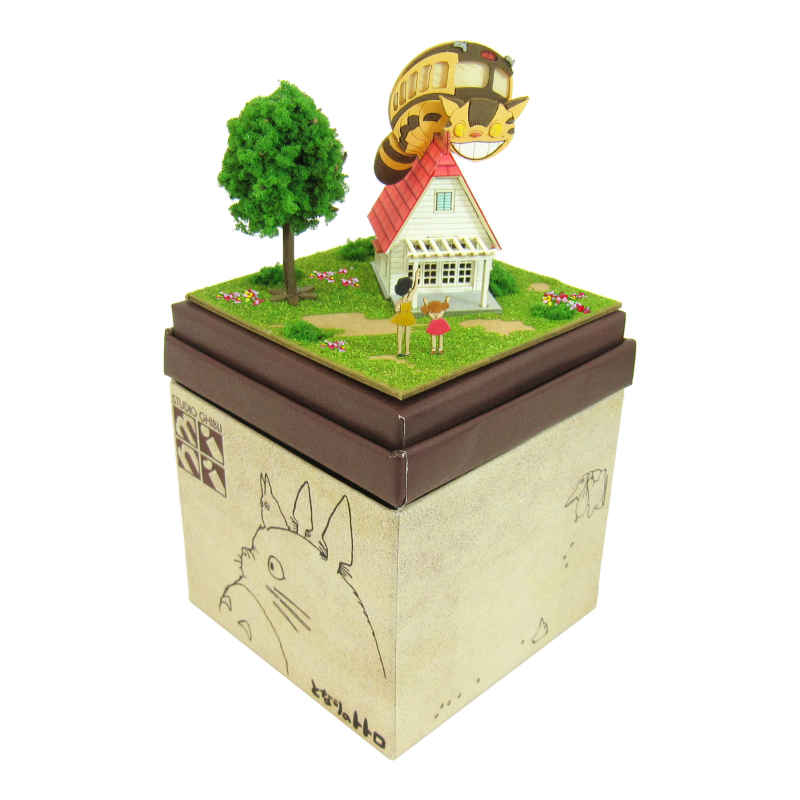 Miniatuart Ghibli - Mon Voisin Totoro : La Maison et le Chat-Bus