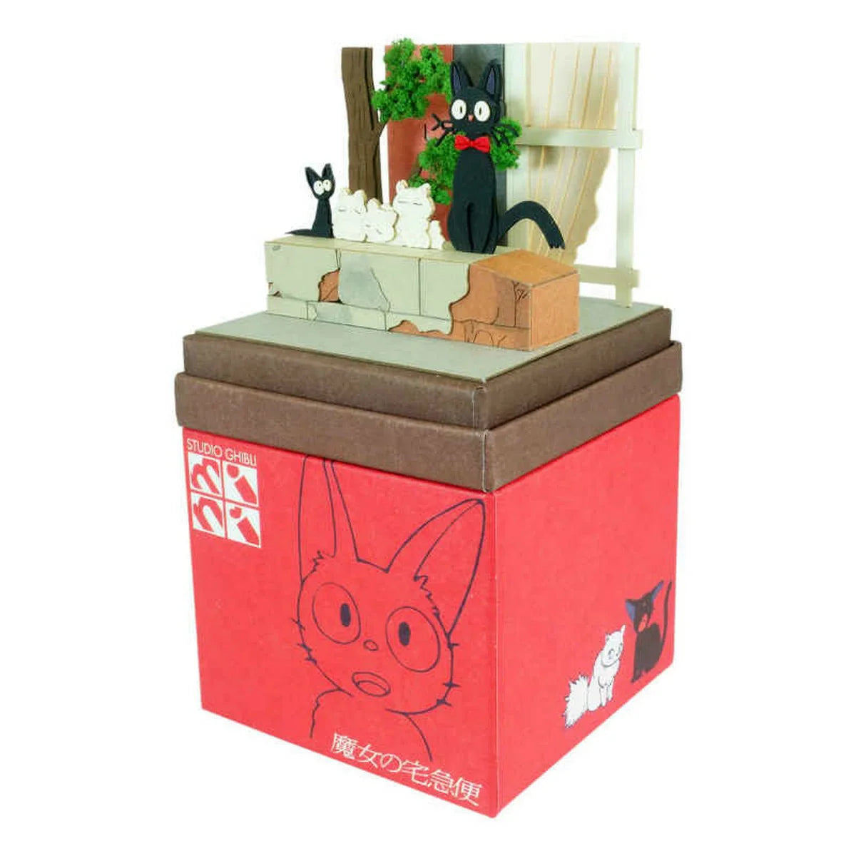 Miniatuart Ghibli - Kiki la Petite Sorcière : Jiji et les Chatons