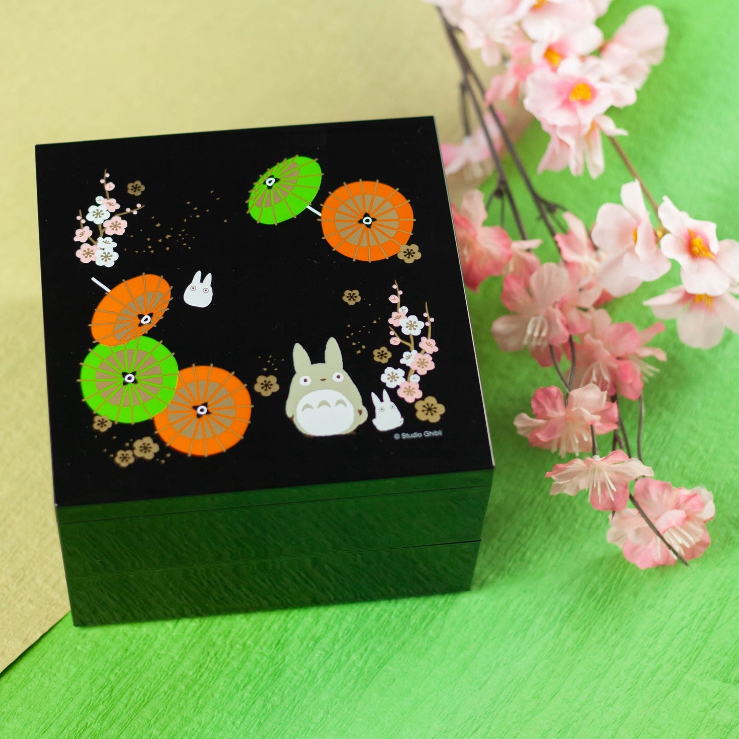 Wagasa Totoro picknick bento (15 cm, 2 lagen)