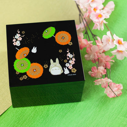 Wagasa Totoro picknick bento (15 cm, 2 lagen)