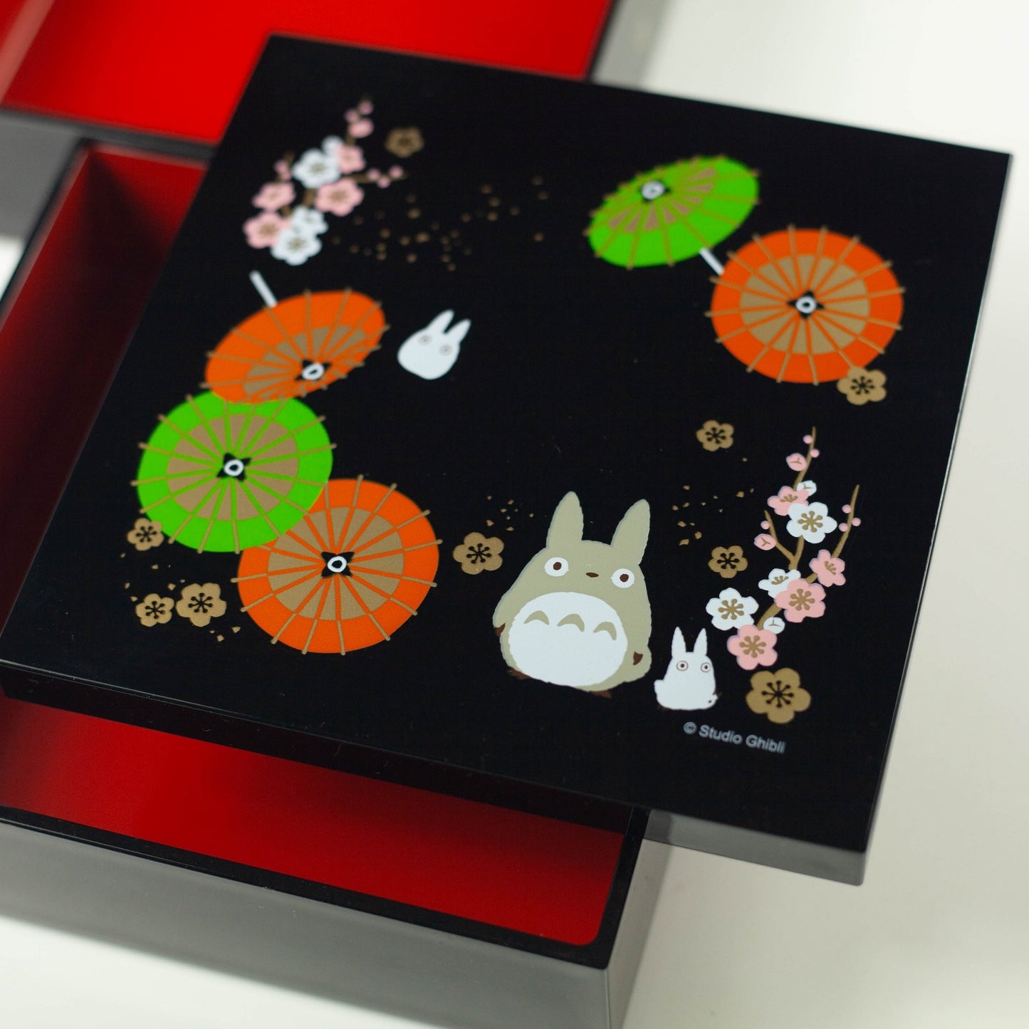 Wagasa Totoro picknick bento (15 cm, 2 lagen)