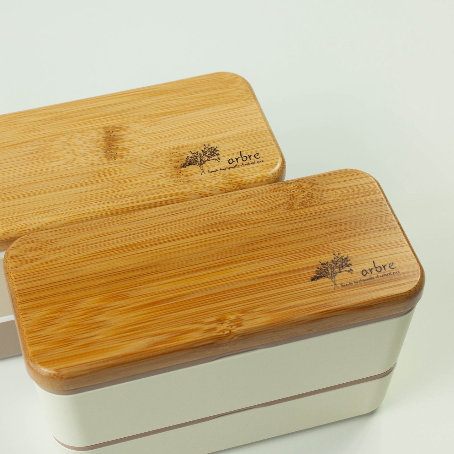 Bento Arbre rectangulaire (beige, 730 ml)