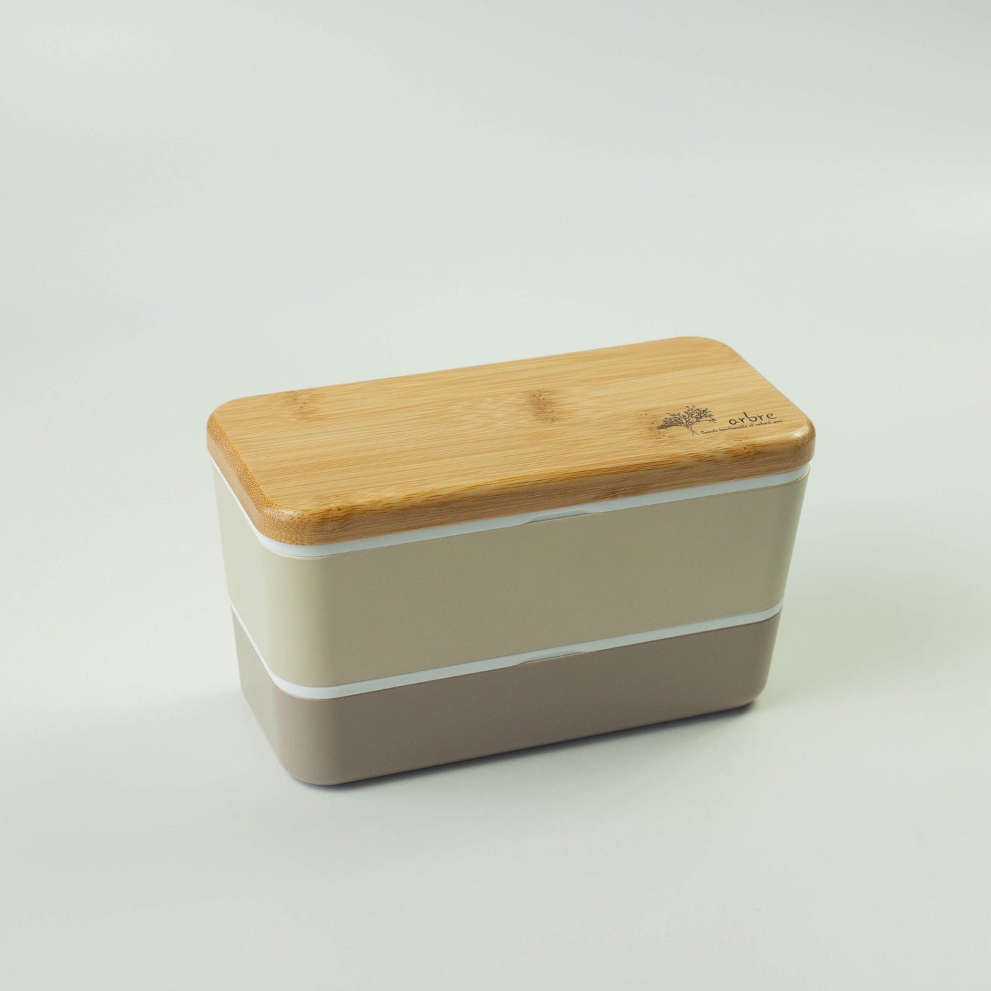 Bento Arbre rectangulaire (beige, 730 ml)