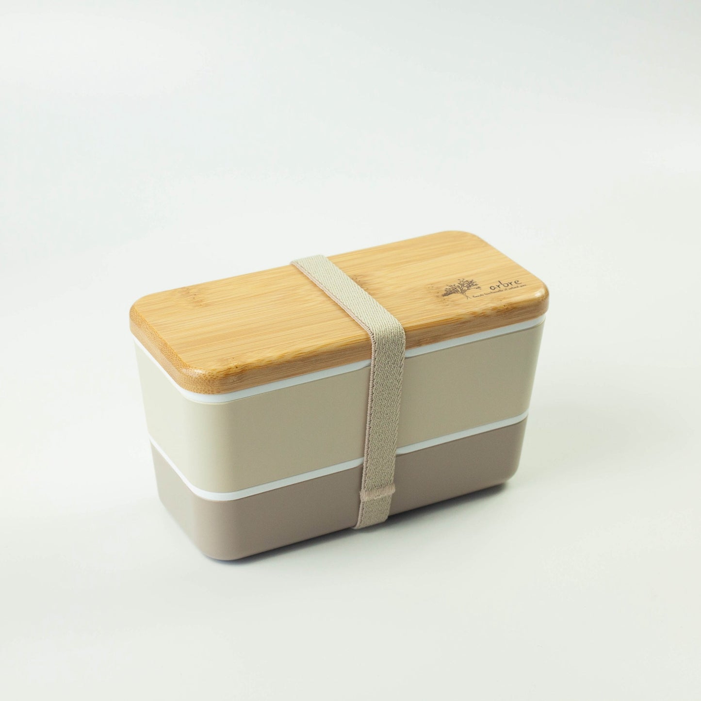 Bento Arbre rectangulaire (beige, 730 ml)