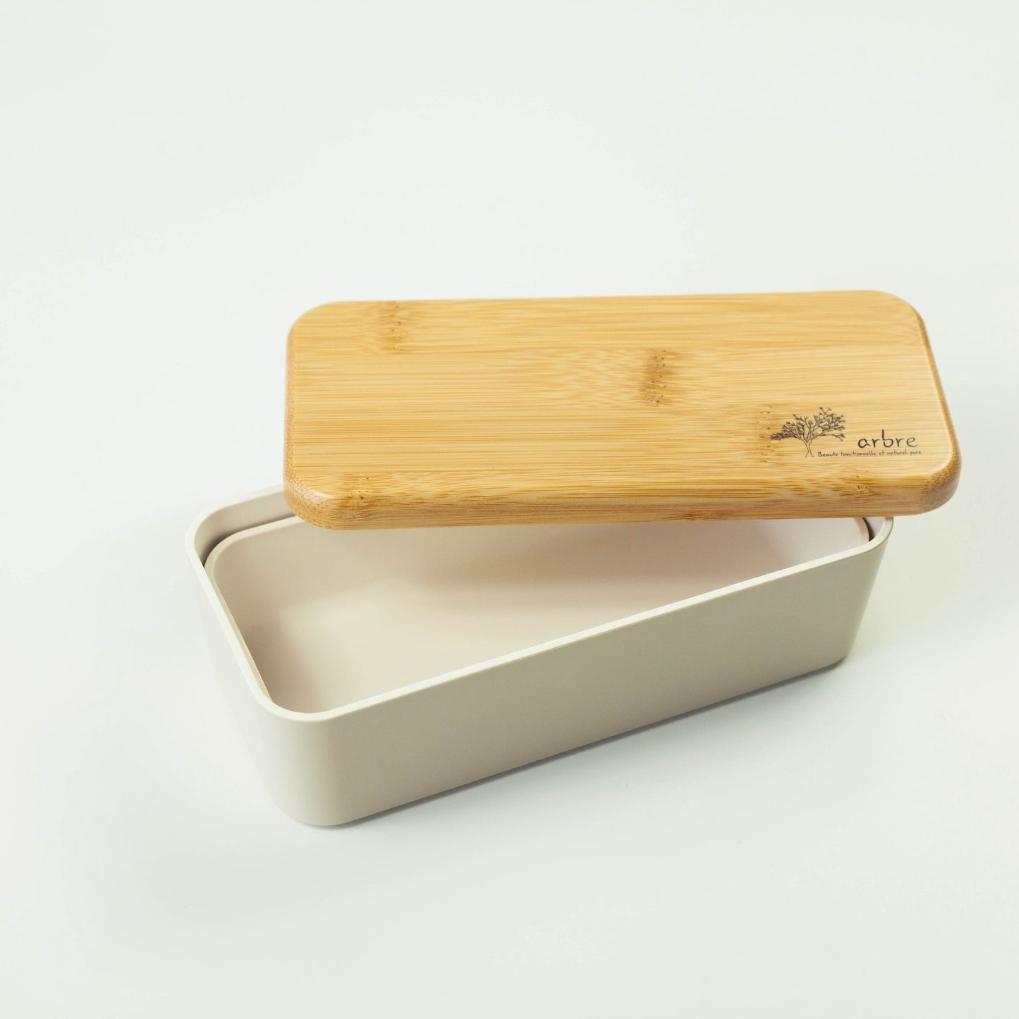 Bento Arbre rectangulaire (beige, 730 ml)
