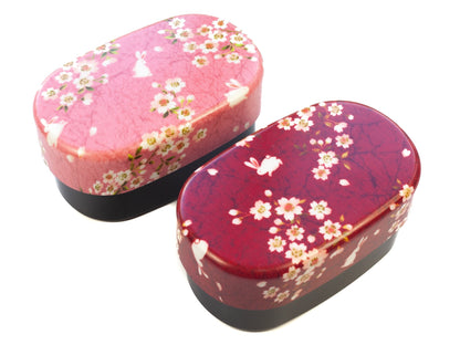 Bento Sakura Usagi (rood, 570 ml)