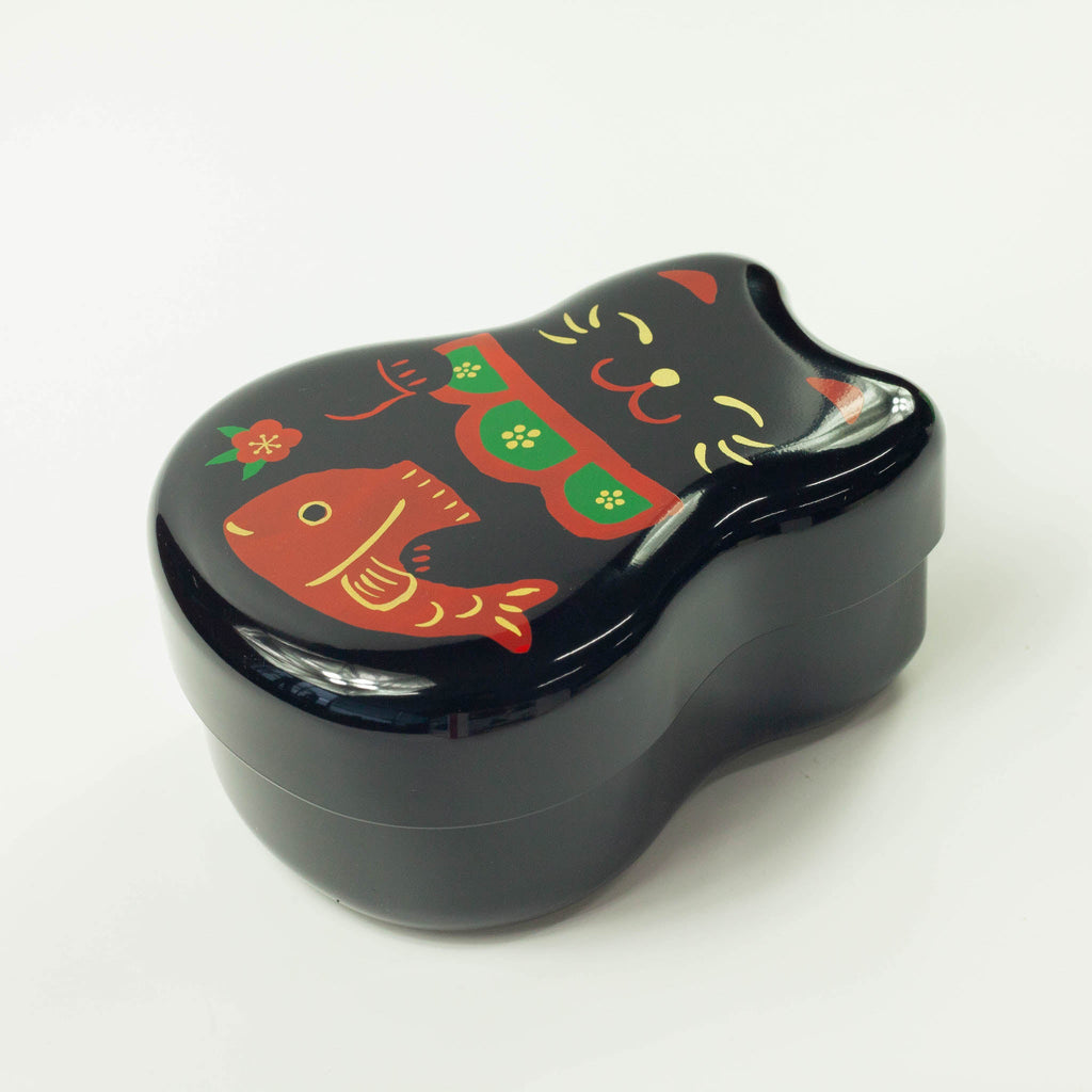 Bento Maruko Neko (nero, 2 strati, 520 ml)