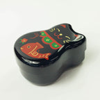 Bento Maruko Neko (noir, 2 étages, 520 ml)