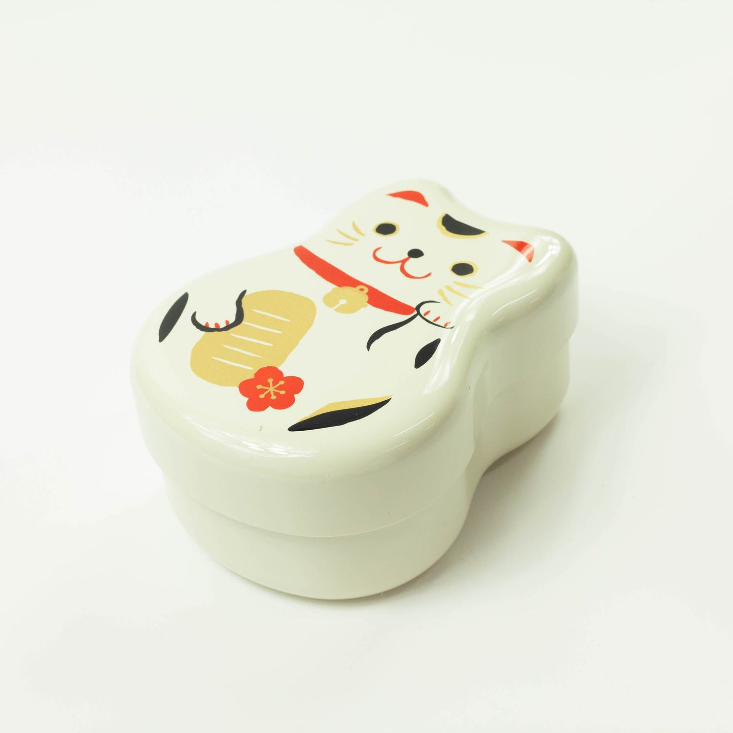 Bento Maruko Neko (bianco, 2 strati, 520 ml)