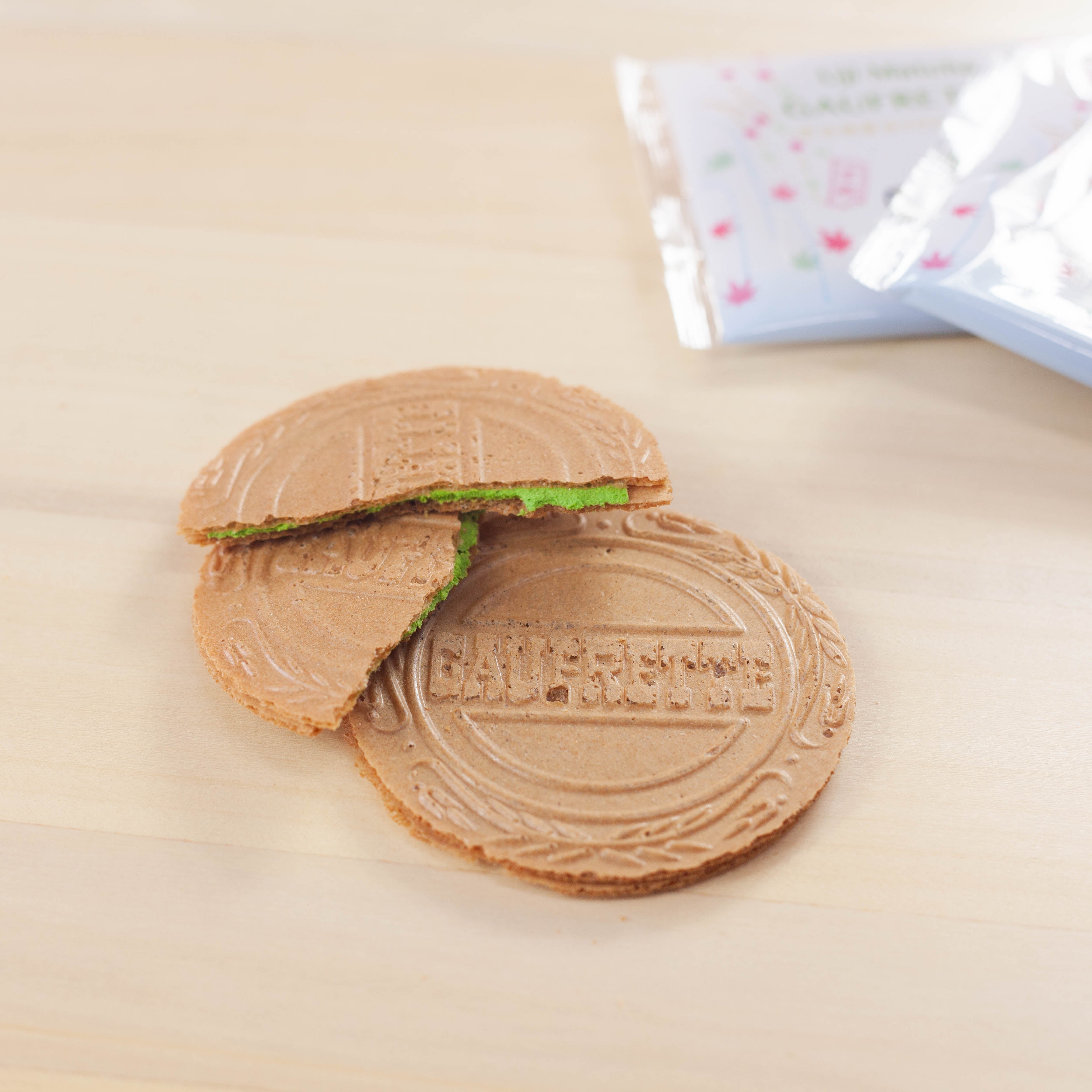 Wafer al tè verde Matcha Uji