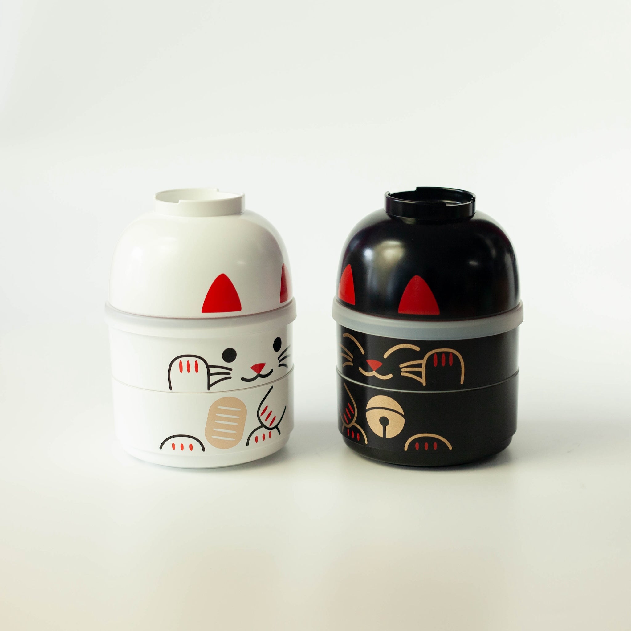 Bento Kokeshi - Maneki Neko nero