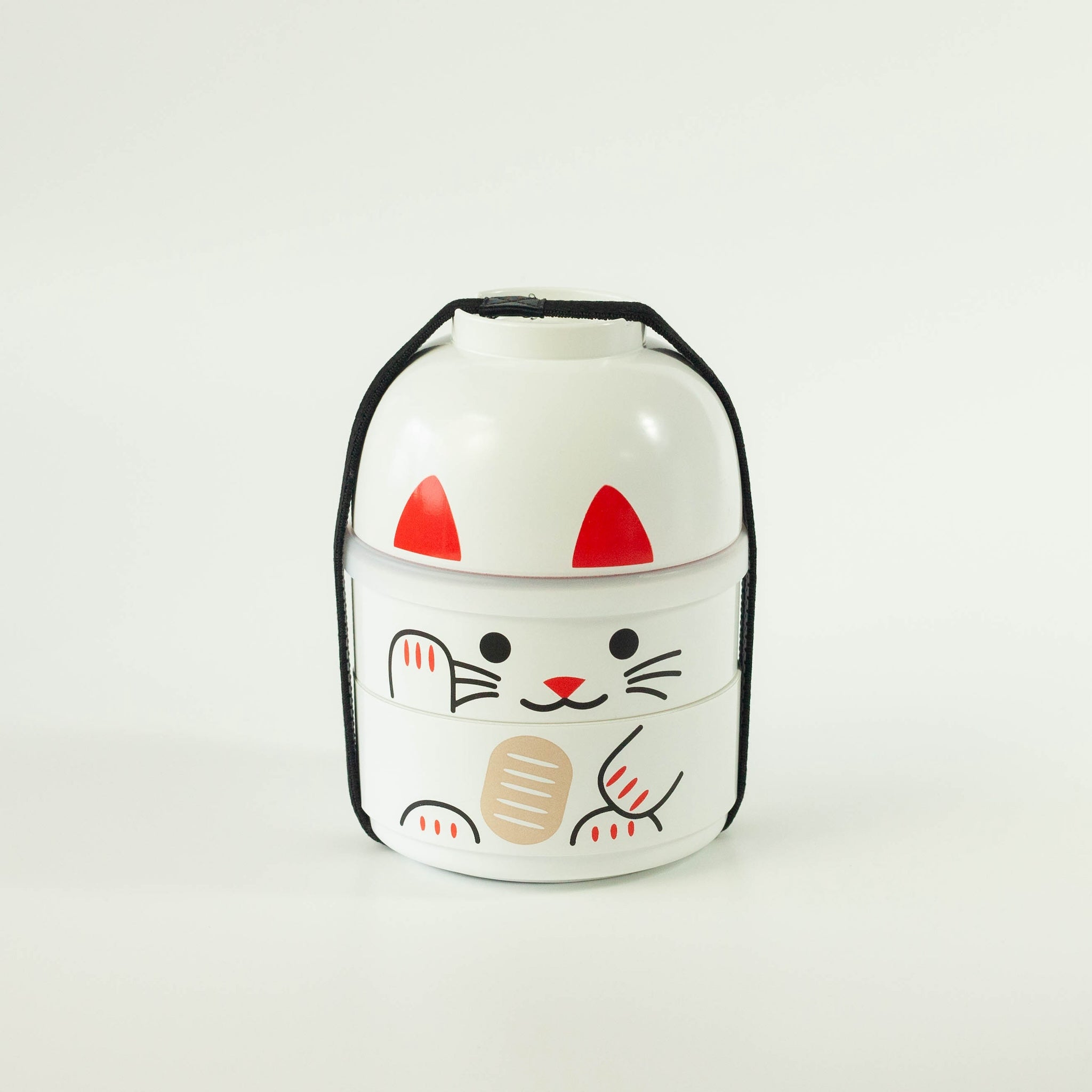 Bento Kokeshi - Maneki Neko bianco