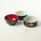 Bento Kokeshi - Maneki Neko (noir, 1200 ml)