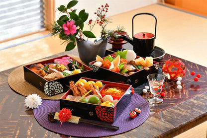 Ojyu Three Tier Picnic Box Large | Black by Hakoya - Bento&co Japanese Bento Lunch Boxes and Kitchenware Specialists