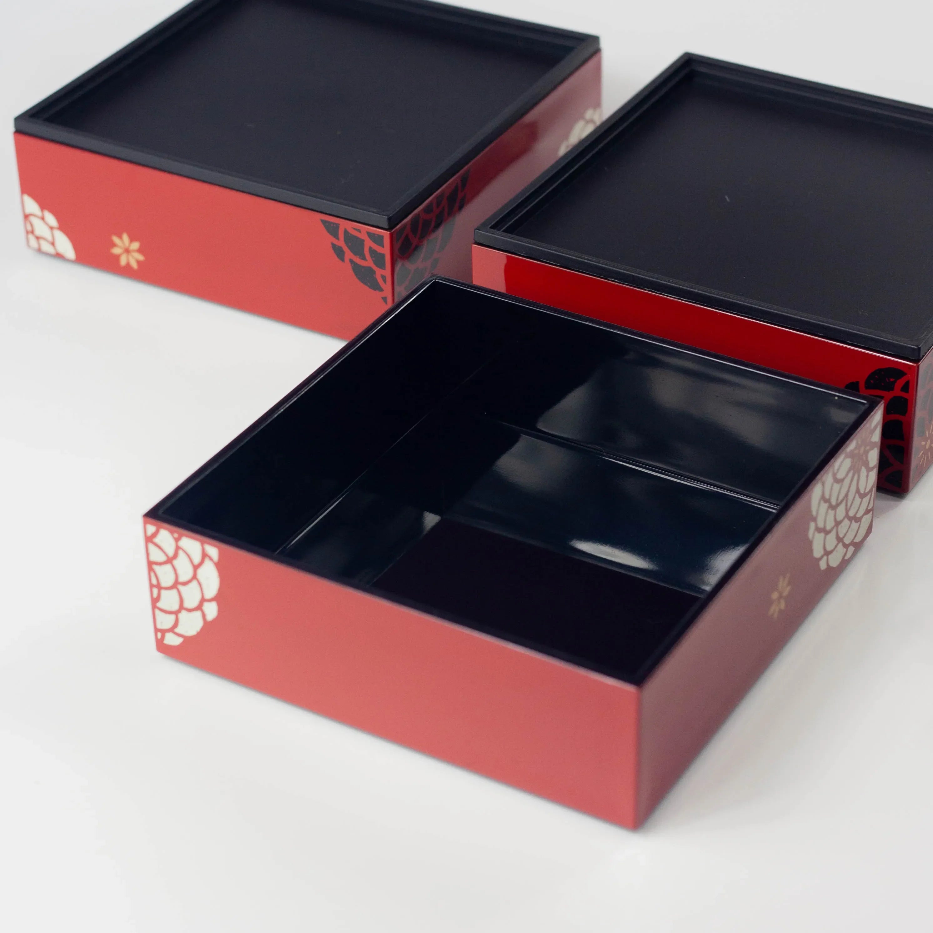 Bento Ojyu Pique-Nique (15x15 cm, 3 étages)