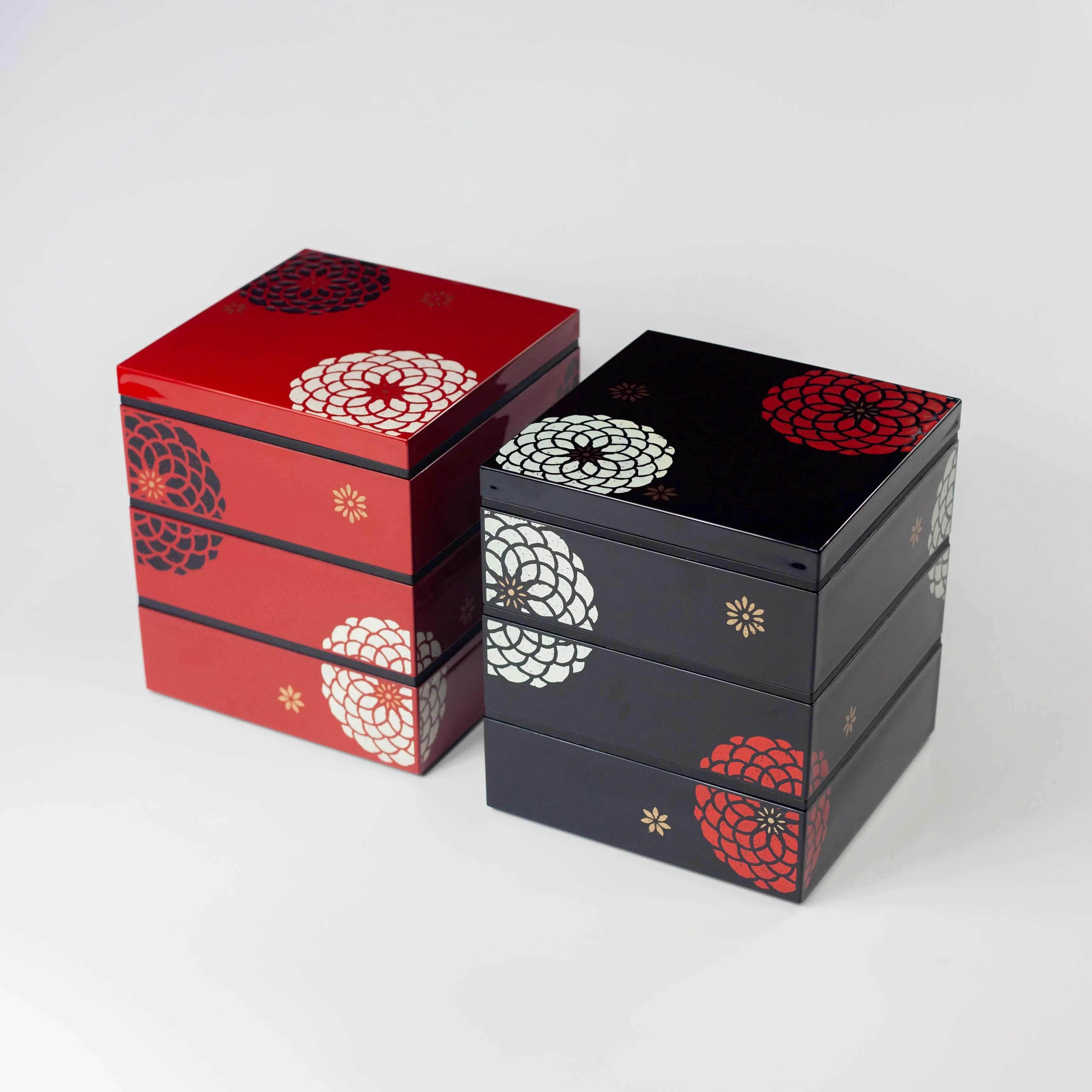 Bento Ojyu Pique-Nique (15x15 cm, 3 étages)