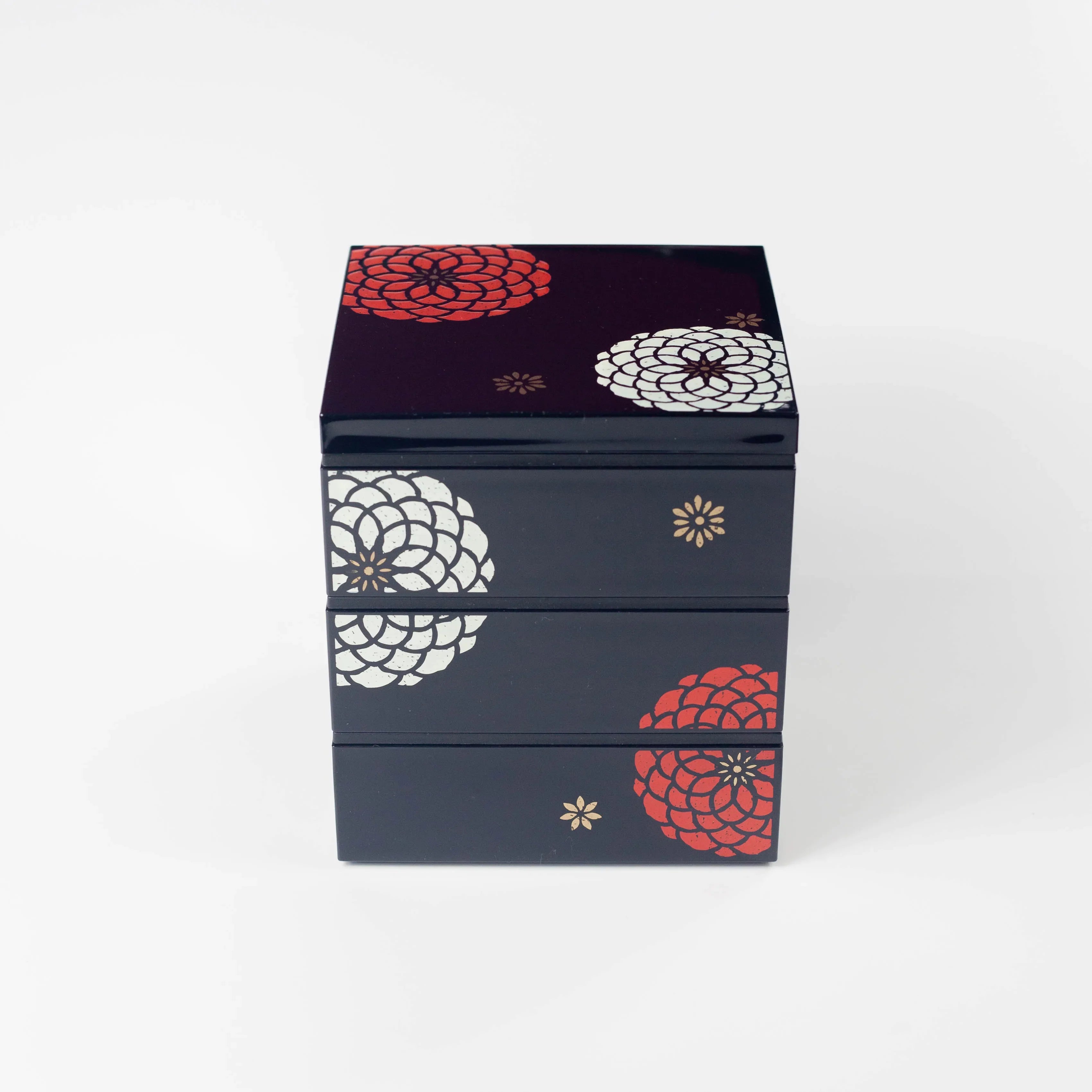 Bento Ojyu Pique-Nique (15x15 cm, 3 étages)