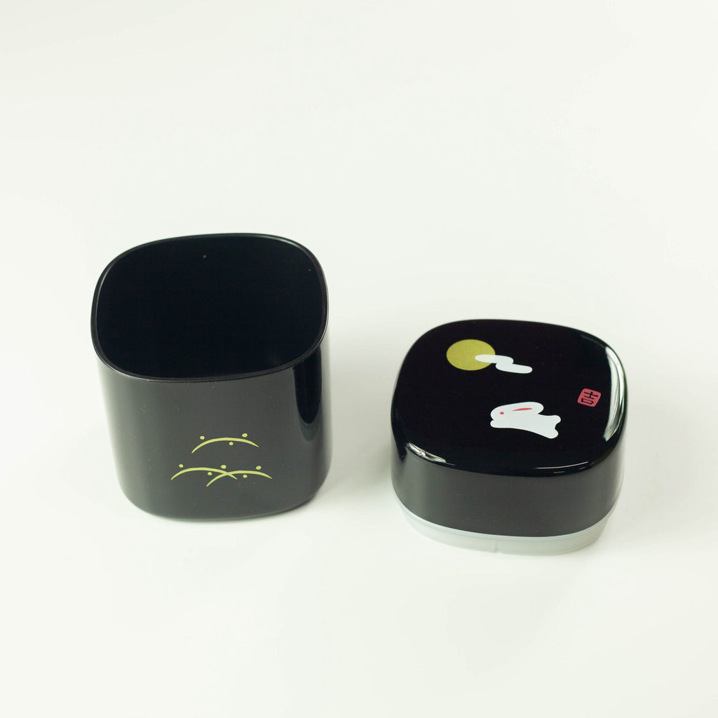 Boîte à thé Usagi Hills (noire)