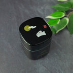 Scatola da tè Usagi Hills (nera)