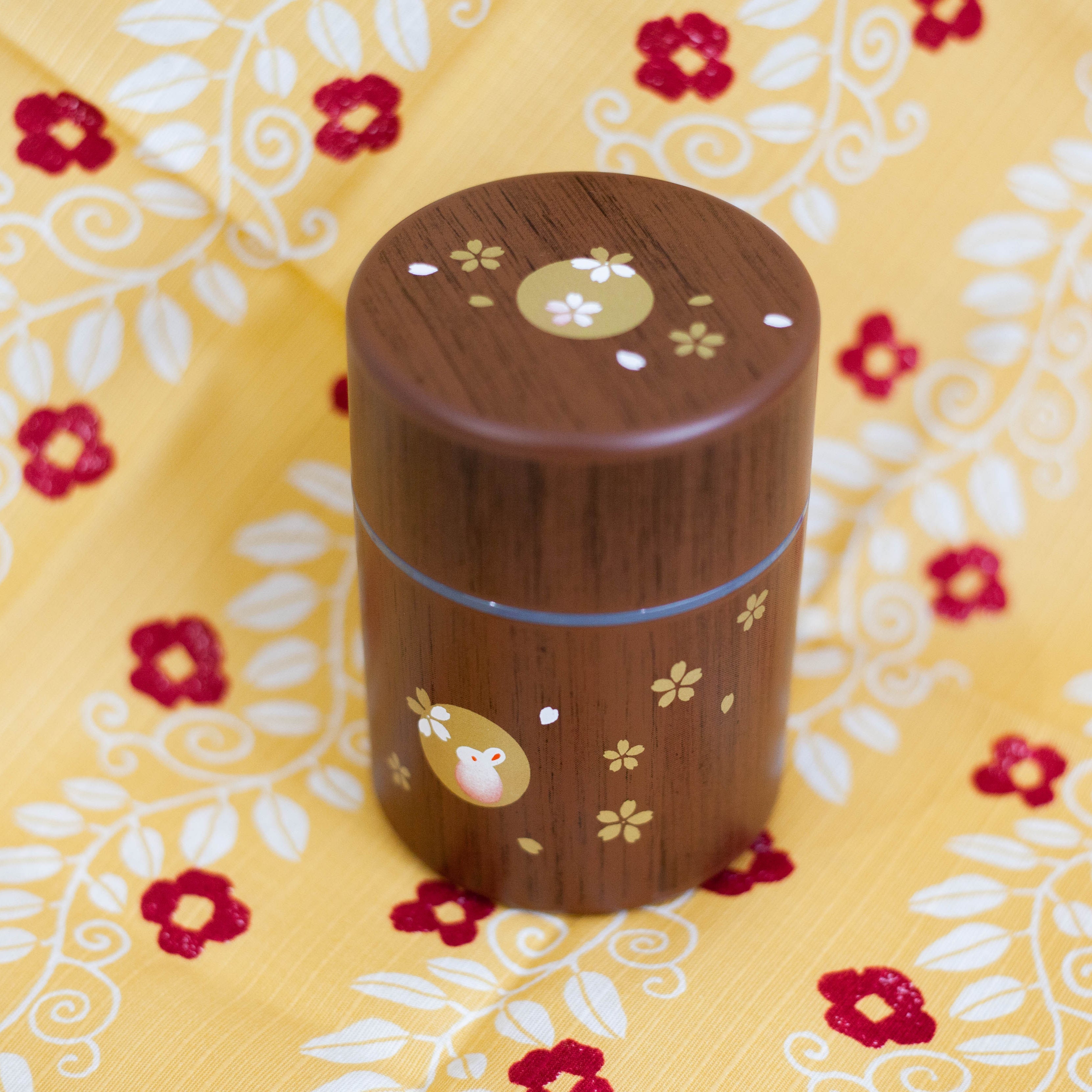 Boîte à thé Usagi Mokume