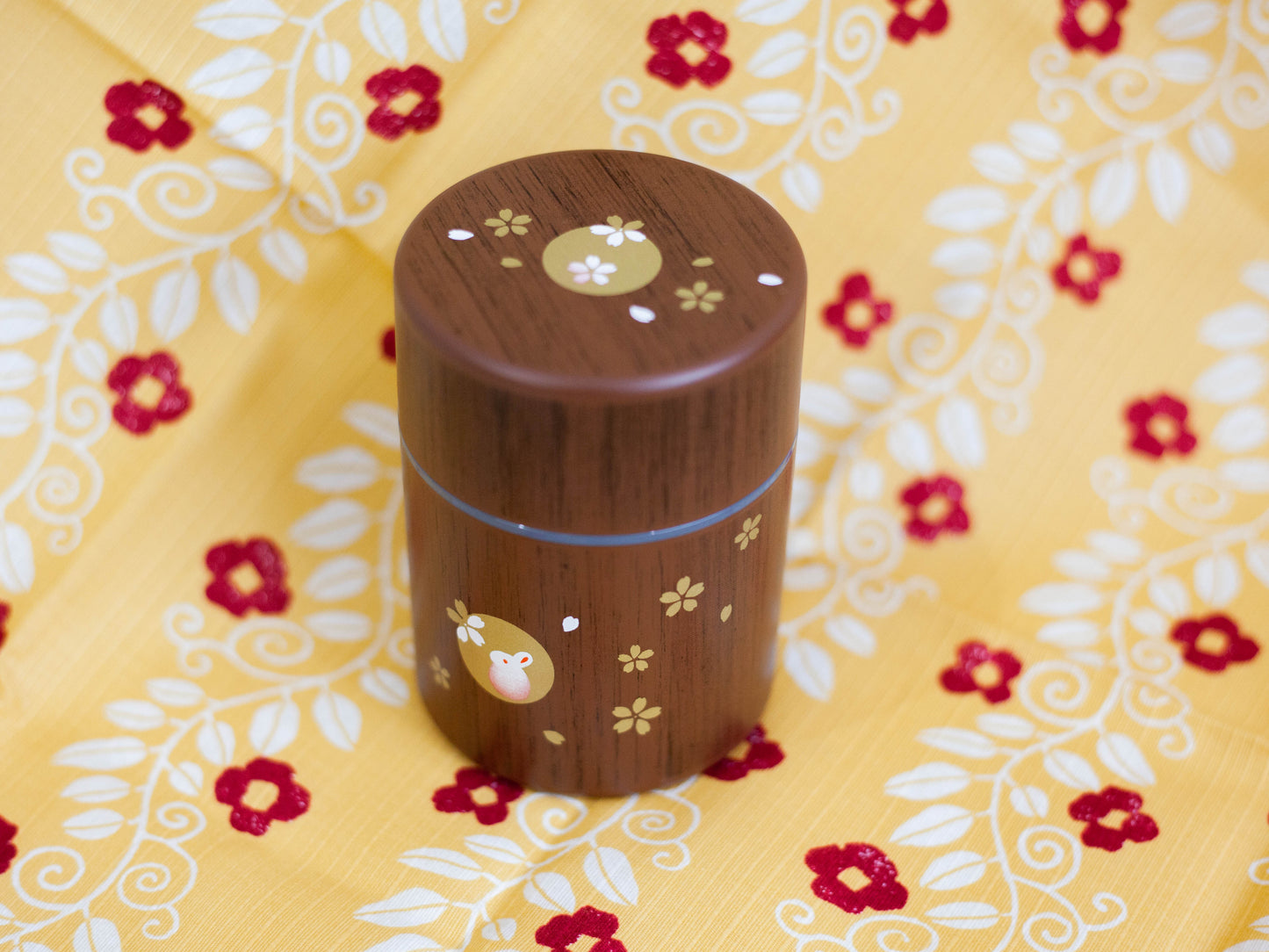 Boîte à thé Usagi Mokume