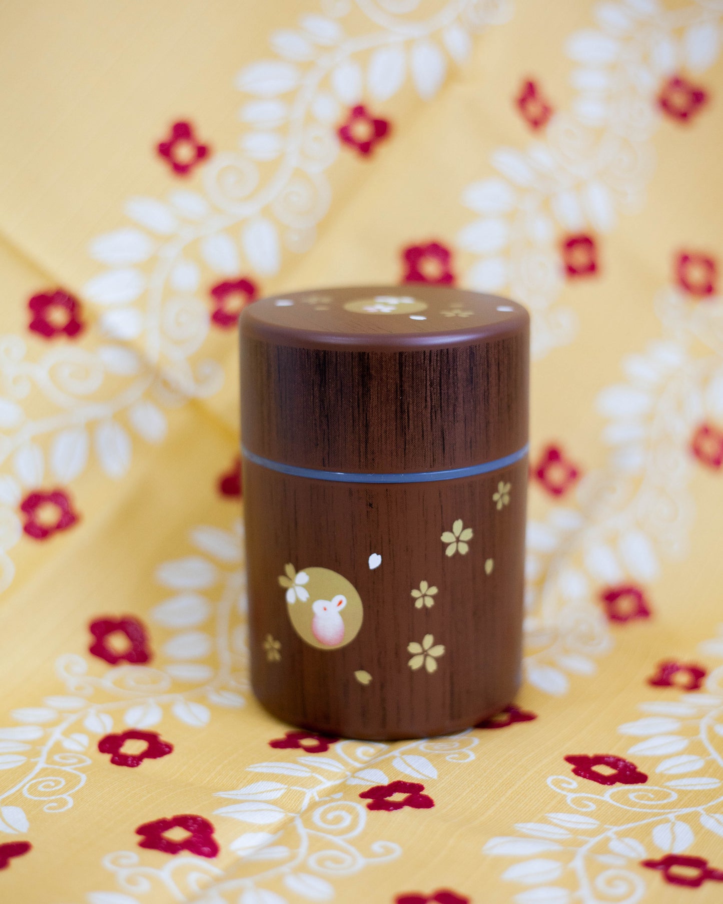 Boîte à thé Usagi Mokume