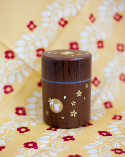 Boîte à thé Usagi Mokume