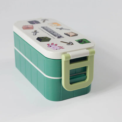 Bento Minecraft (2 étages, 600 ml)