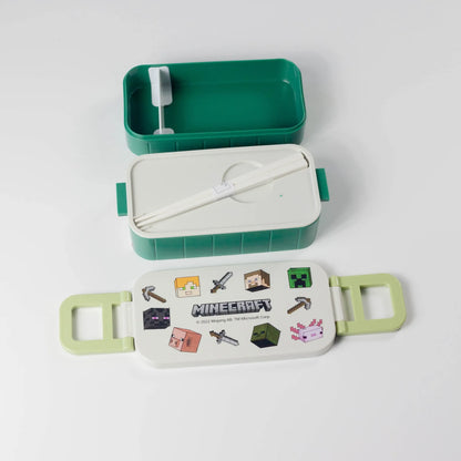 Bento Minecraft (2 étages, 600 ml)