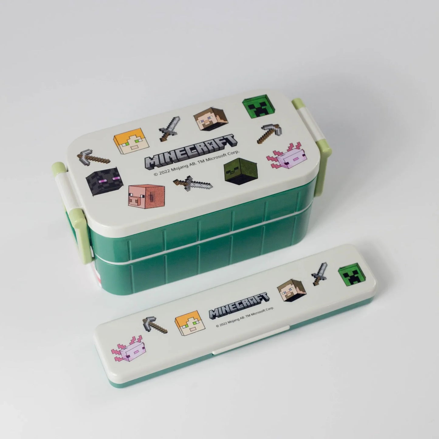 Bento Minecraft (2 étages, 600 ml)
