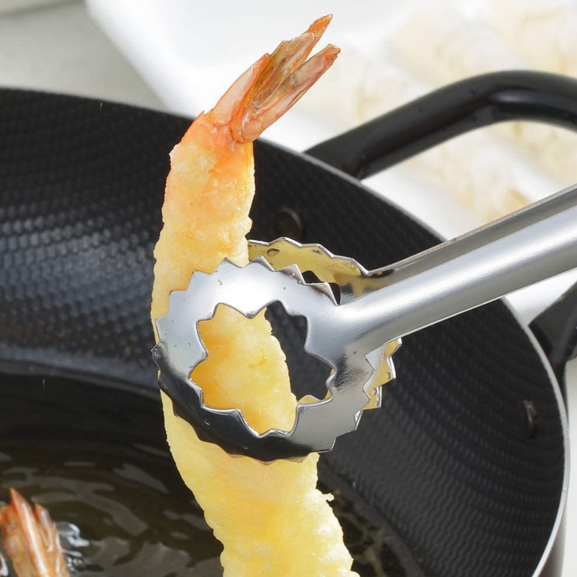 Pinces à tempura en inox