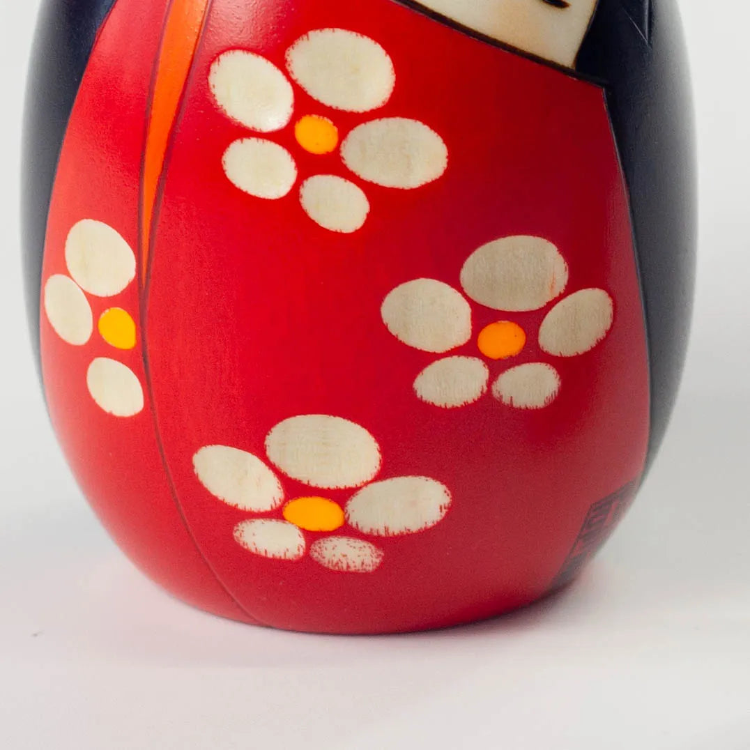 Poupée Kokeshi - Shiroi Hana