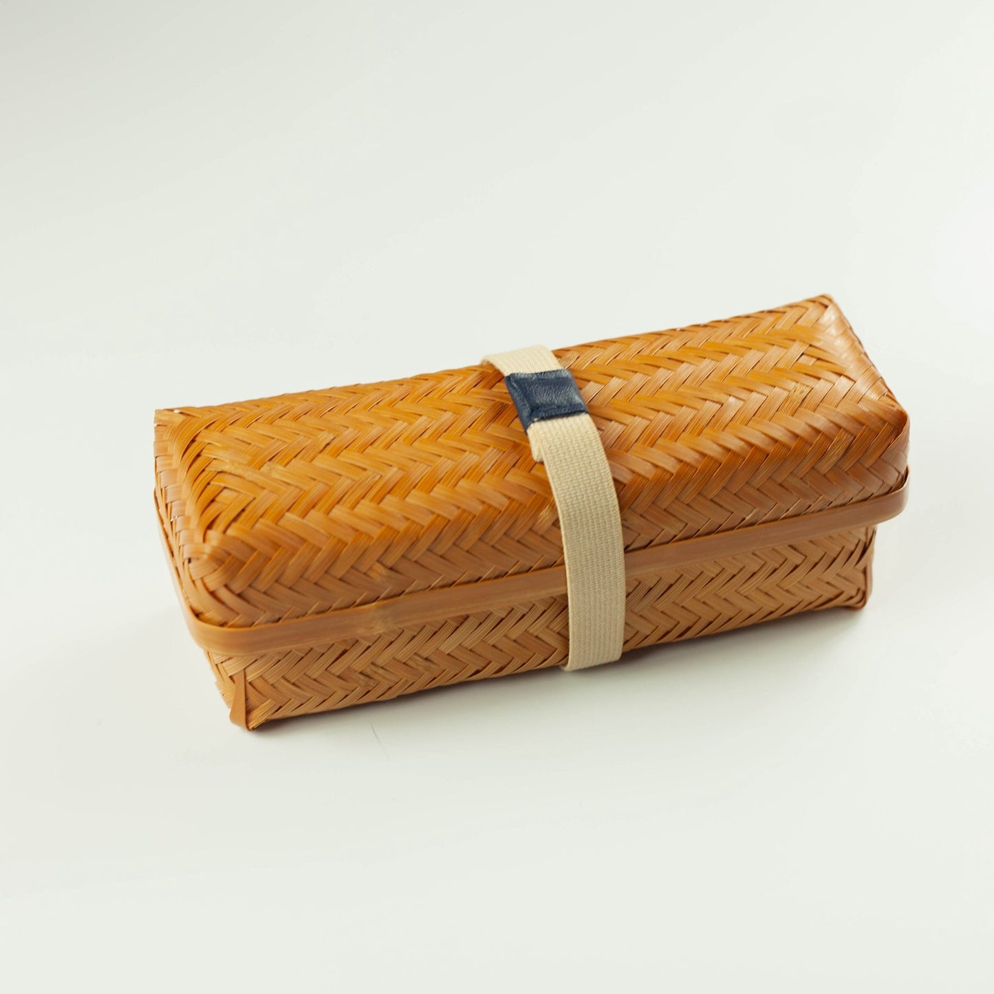 Bento di bambù intrecciato (lungo)