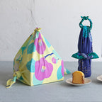 Furoshiki Hime Musubi - Tsubaki (geel, 70 cm)