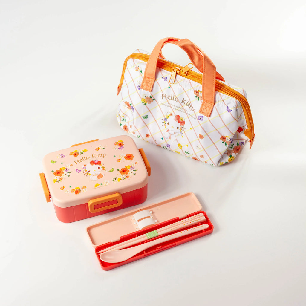 Ensemble Bento pour enfant Hello Kitty Pastels Vives