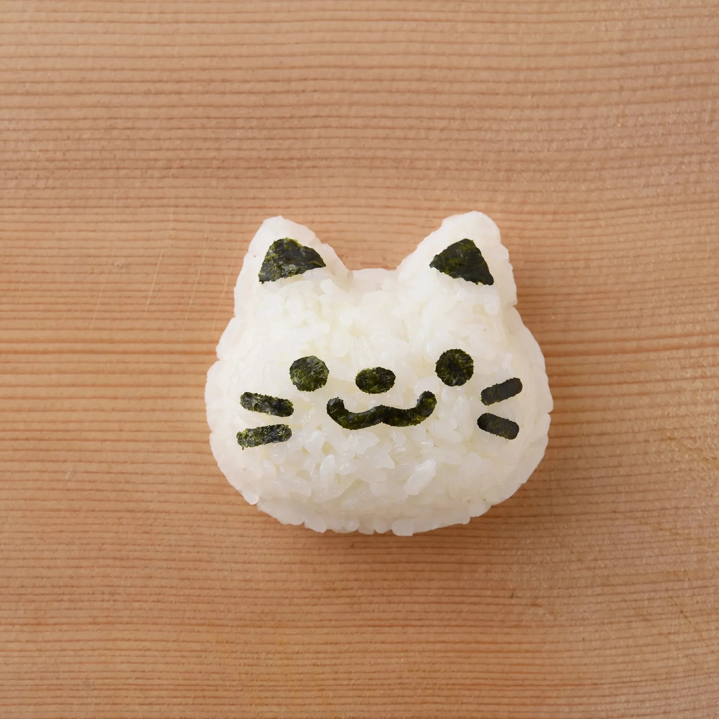 Onigiri vorm Kattenkop