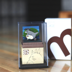 Etalage voor miniatuurkunst