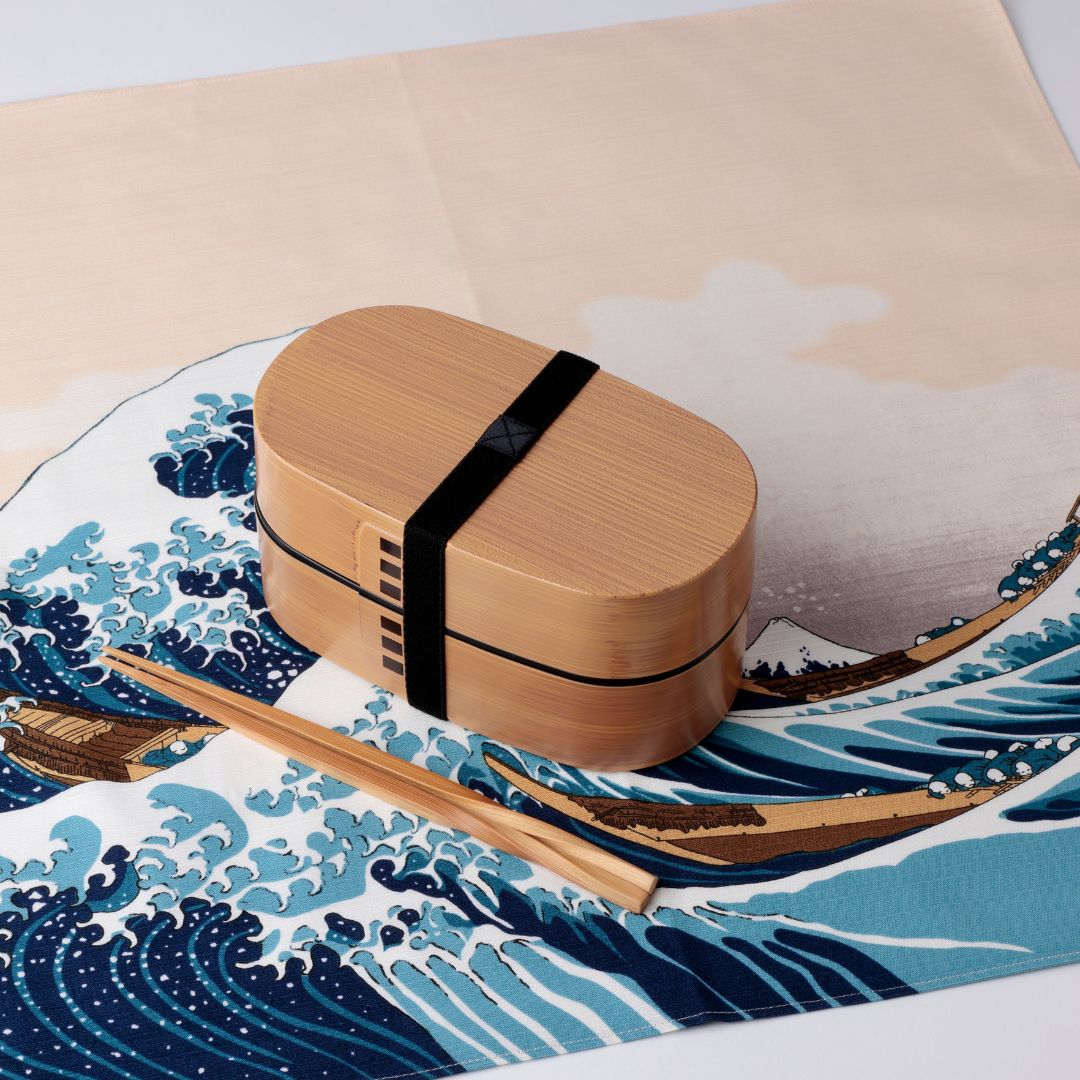 Bento Mokume Nuri Wappa (marrone)