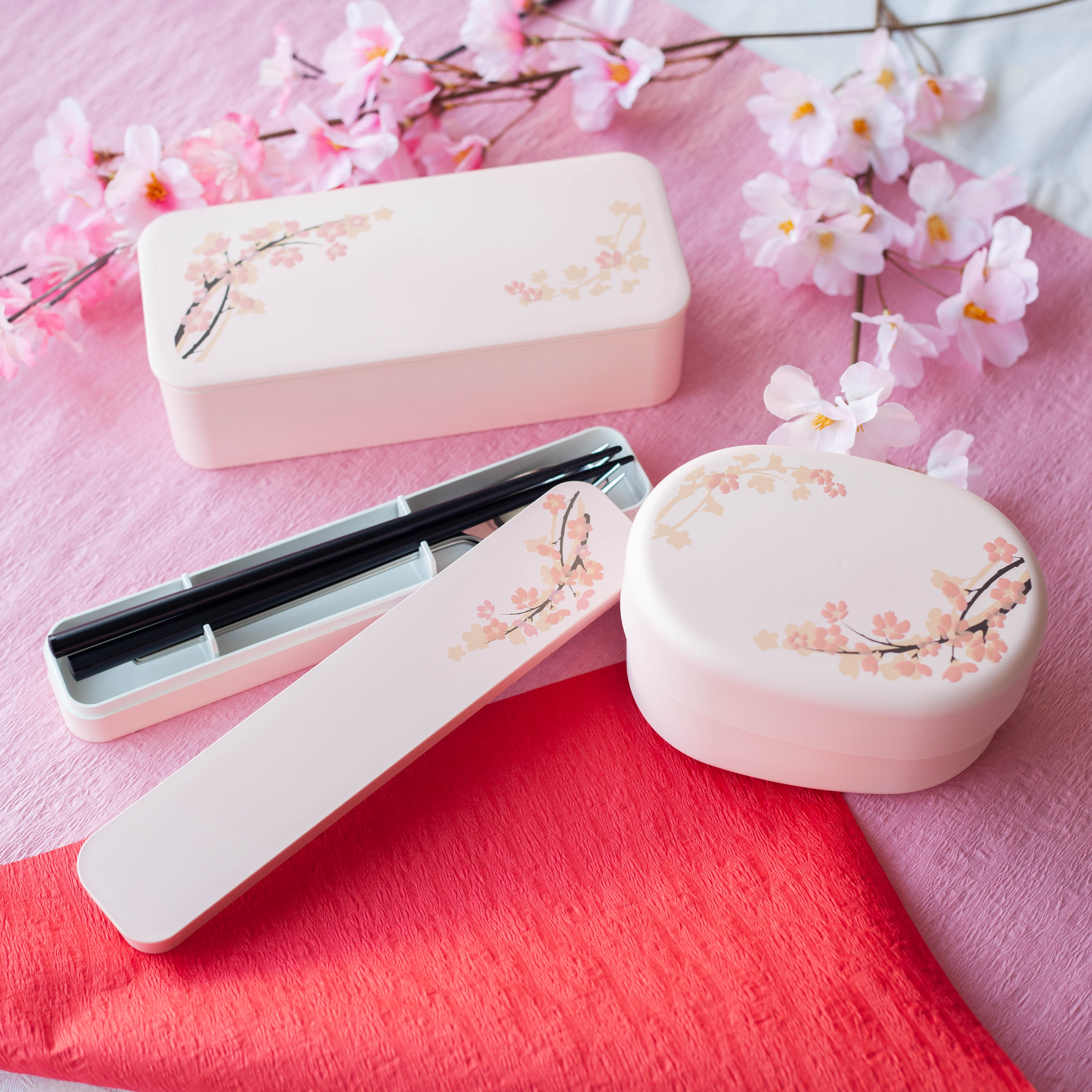 Set de couverts Sakura (rose)