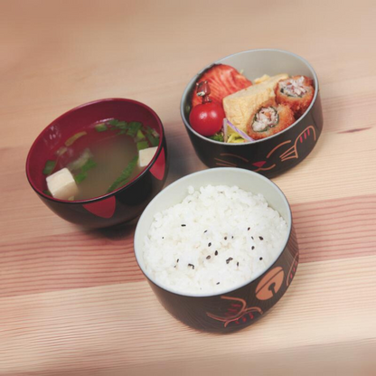 Bento Kokeshi - Maneki Neko bianco